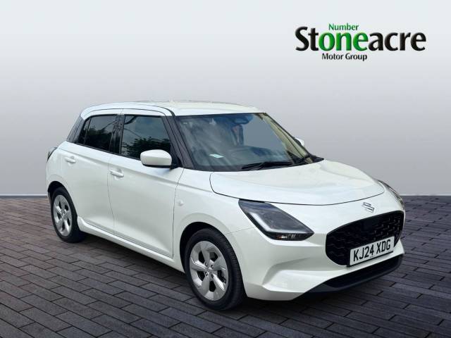 Suzuki Swift 1.2 MHEV Motion CVT Euro 6 (s/s) 5dr Hatchback Hybrid White