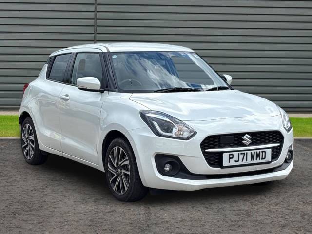 Suzuki Swift 1.2 Dualjet Mhev Sz5 Hatchback 5dr Petrol Hybrid Manual Euro 6 (s/s) (83 Ps) Hatchback Petrol White