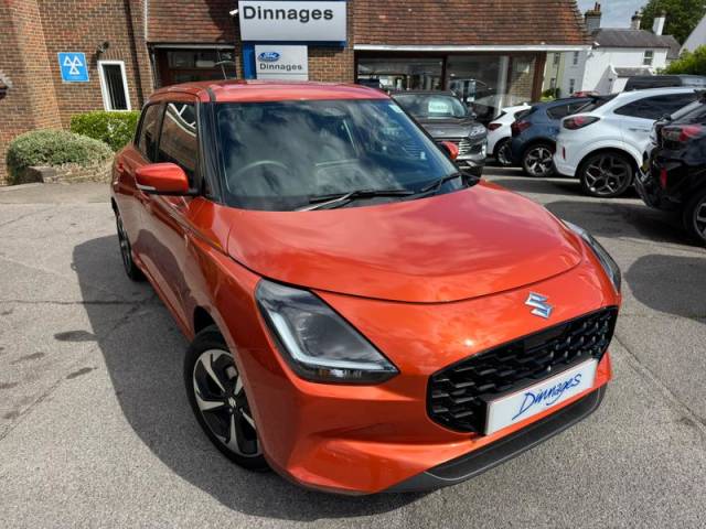 Suzuki Swift 1.2 MHEV Ultra Hatchback 5dr Petrol Hybrid CVT Euro 6 (s/s) (82 ps) Hatchback Hybrid Orange