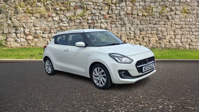 Suzuki Swift 1.2 Dualjet MHEV SZ-T Hatchback 5dr Petrol Hybrid CVT Euro 6 (s/s) (83 ps) Hatchback Hybrid White
