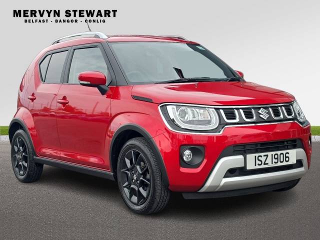 Suzuki Ignis 5dr Hat 1.2 Dljt 12v Hbd Sz5 Cvt Hatchback Hybrid Burning Red