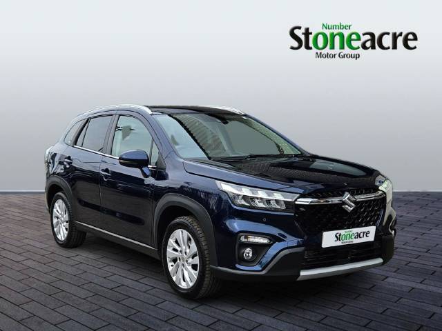 Suzuki S-Cross 1.4 Boosterjet MHEV Motion SUV 5dr Petrol Hybrid Auto Euro 6 (s/s) (129 ps) Hatchback Hybrid Blue