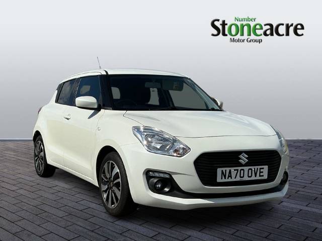 Suzuki Swift 1.2 Dualjet MHEV SZ-T Hatchback 5dr Petrol Hybrid Manual Euro 6 (s/s) (90 ps) Hatchback Hybrid White