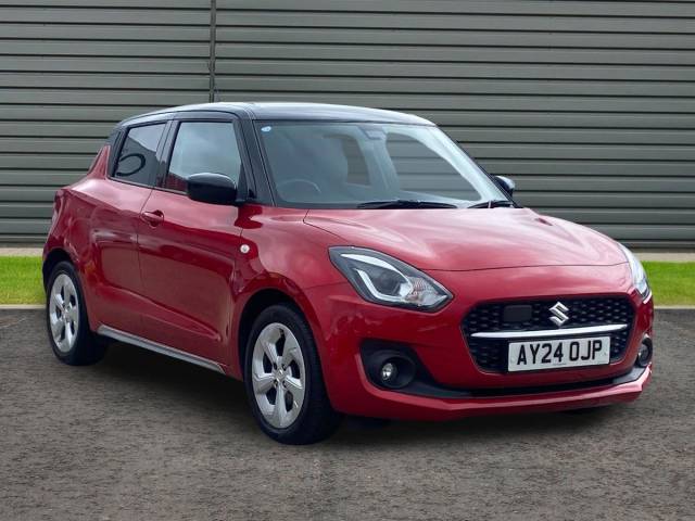 Suzuki Swift 1.2 Dualjet Mhev Sz T Hatchback 5dr Petrol Hybrid CVT Euro 6 (s/s) (83 Ps) Hatchback Petrol Red