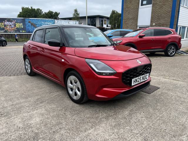 Suzuki Swift 1.2 MHEV Motion Hatchback 5dr Petrol Hybrid CVT Euro 6 (s/s) (82 ps) Hatchback Petrol Hybrid Red