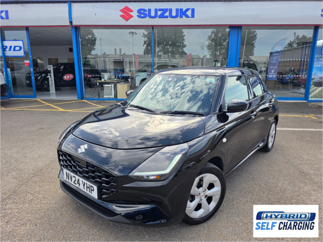 Suzuki Swift 1.2 MHEV Motion Hatchback 5dr Petrol Hybrid Manual Euro 6 (s/s) (82 ps) Hatchback Hybrid Black