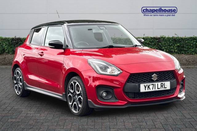 Suzuki Swift 1.4 Boosterjet 48V Hybrid Sport 5dr Hatchback Petrol Red