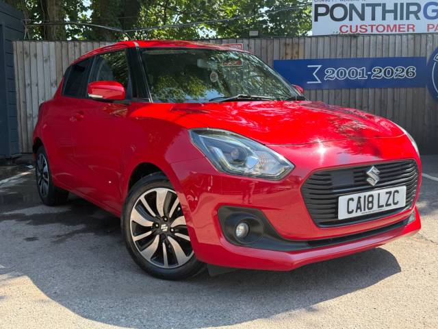Suzuki Swift 1.0 Boosterjet SHVS SZ5 5dr Hatchback Petrol RED