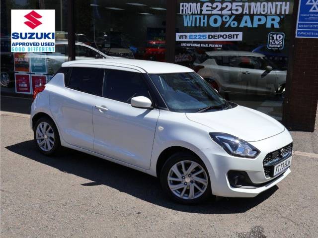 Suzuki Swift 1.2 Dualjet 83 12V Hybrid SZ-T 5dr Auto Hatchback Petrol WHITE