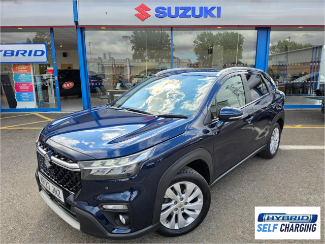 Suzuki S-Cross 1.4 Boosterjet MHEV Motion SUV 5dr Petrol Hybrid Manual Euro 6 (s/s) (129 ps) SUV Hybrid Blue