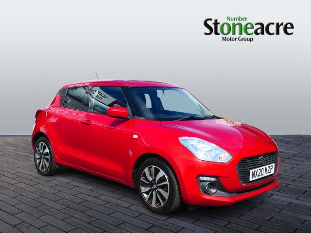Suzuki Swift 1.2 Dualjet MHEV SZ-T Hatchback 5dr Petrol Hybrid Manual Euro 6 (s/s) (90 ps) Hatchback Hybrid Red