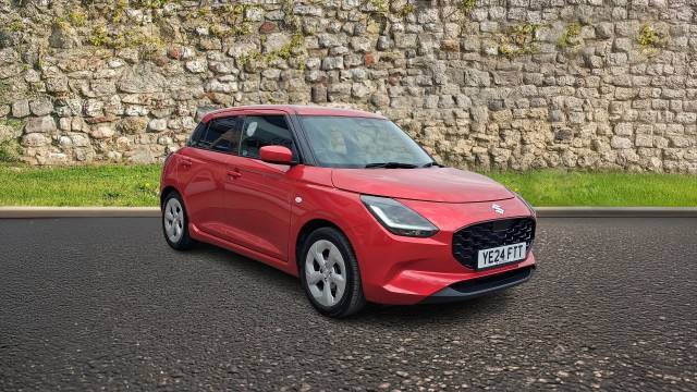 Suzuki Swift 1.2 MHEV Motion Hatchback 5dr Petrol Hybrid CVT Euro 6 (s/s) (82 ps) Hatchback Hybrid Red
