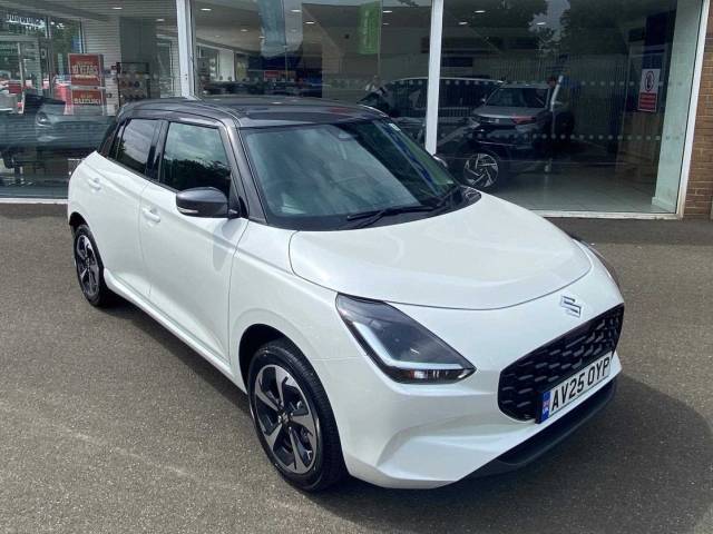 Suzuki Swift 5dr Hat 1.2 Mild Hbd Ultra Allgrip Hatchback Hybrid Pure White / Mineral Grey