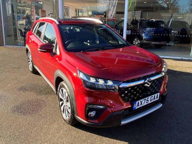 Suzuki S-Cross 1.4 Boosterjet MHEV 109 Ultra 5dr Auto Hatchback Petrol Pearl - Energetic red