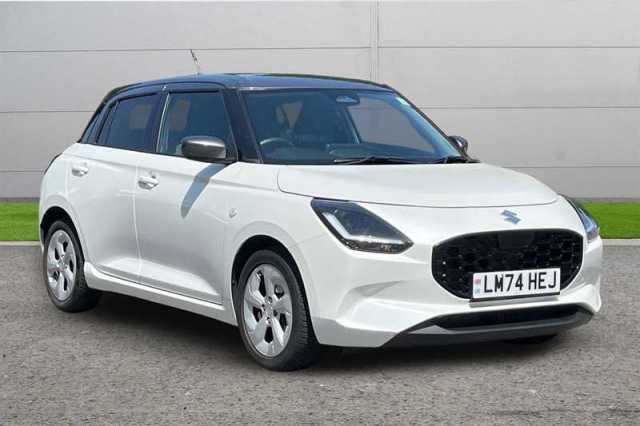Suzuki Swift 1.2 MILD HYBRID MOTION 5DR CVT Hatchback Petrol Pure White / Mineral Grey