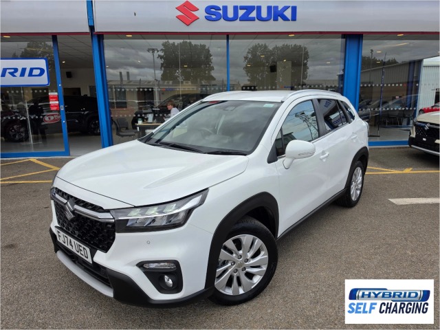 Suzuki S-Cross 1.4 Boosterjet MHEV Motion SUV 5dr Petrol Hybrid Manual Euro 6 (s/s) (129 ps) SUV Hybrid White