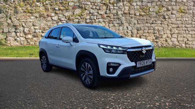 Suzuki S-Cross 1.4 Boosterjet MHEV Ultra SUV 5dr Petrol Hybrid Manual Euro 6 (s/s) (129 ps) SUV Hybrid White