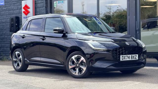 Suzuki Swift 1.2 MHEV Ultra Hatchback 5dr Petrol Hybrid CVT Euro 6 (s/s) (82 ps) Hatchback Hybrid Black