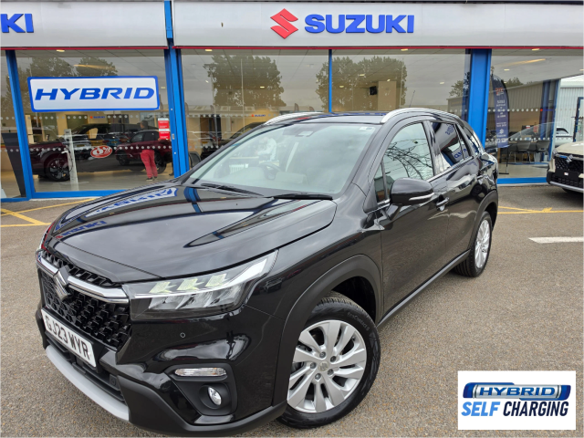Suzuki S-Cross 1.4 Boosterjet MHEV Motion SUV 5dr Petrol Hybrid Manual Euro 6 (s/s) (129 ps) SUV Hybrid Black