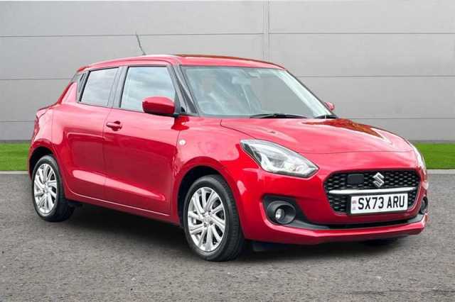 Suzuki Swift 1.2 DUALJET 83 12V HYBRID SZ-T 5DR AUTO Hatchback Petrol Burning Red
