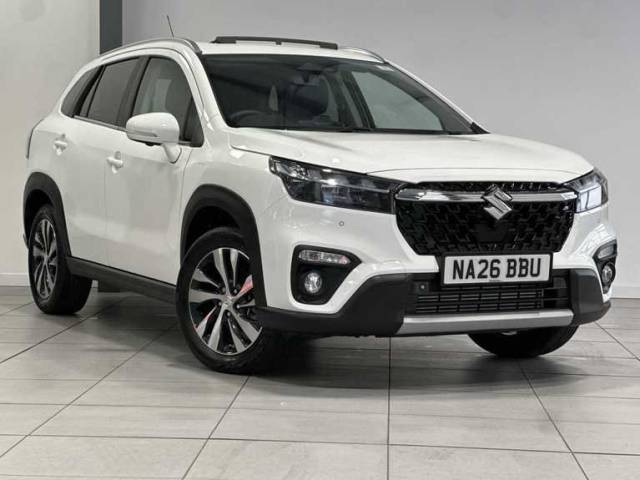 Suzuki S-Cross 1.4 Boosterjet MHEV Ultra SUV 5dr Petrol Hybrid Manual Euro 6 (s/s) (129 ps) Hybrid White