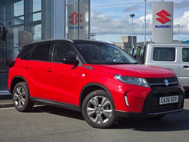 Suzuki Vitara 1.4 Boosterjet MHEV 109 Motion 5dr Hatchback Petrol Red
