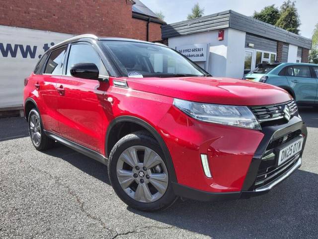 Suzuki Vitara 1.4 Boosterjet MHEV Motion Euro 6 (s/s) 5dr SUV Hybrid Red