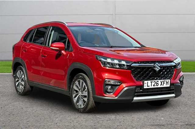 Suzuki S-Cross 1.4 BOOSTERJET 48V HYBRID ULTRA 5DR Hatchback Petrol Pearl - Energetic red