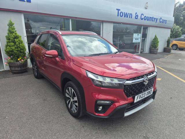 Suzuki S-Cross 1.5h Ultra SUV 5dr Petrol Hybrid AGS Auto ALLGRIP Euro 6 (s/s) (115 ps) Sports Utility Vehicle Hybrid Red