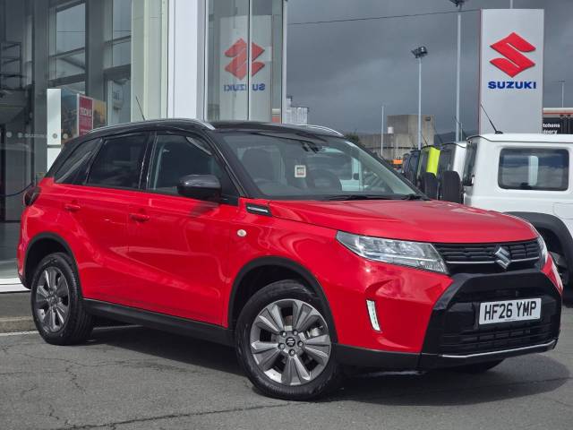 Suzuki Vitara 1.4 Boosterjet MHEV 109 Motion 5dr Hatchback Petrol Red