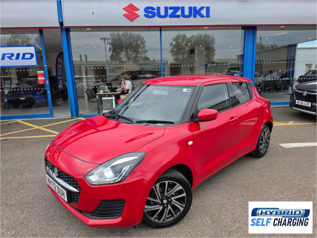 Suzuki Swift 1.2 Dualjet MHEV SZ-L Hatchback 5dr Petrol Hybrid Manual Euro 6 (s/s) (83 ps) Hatchback Hybrid Red
