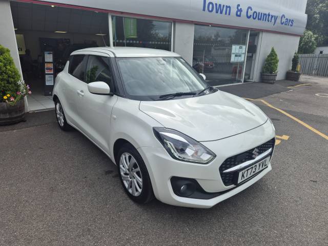 Suzuki Swift 1.2 Dualjet MHEV SZ-T Hatchback 5dr Petrol Hybrid CVT Euro 6 (s/s) (83 ps) Hatchback Hybrid White