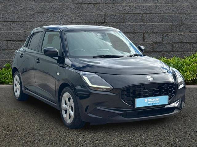 Suzuki Swift 1.2 MHEV Motion Hatchback 5dr Petrol Hybrid CVT Euro 6 (s/s) (82 ps) Hatchback Hybrid Black