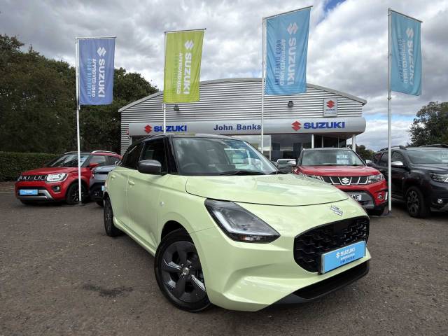 Suzuki Swift 1.2 Mild Hybrid Motion 5dr CVT Hatchback Hybrid Yellow