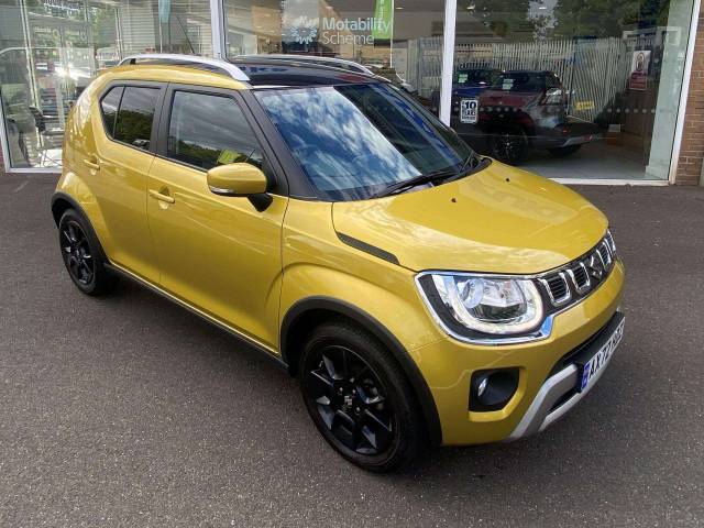 Suzuki Ignis 1.2 Dualjet 12V Hybrid SZ5 5dr CVT Hatchback Hybrid Yellow and Black