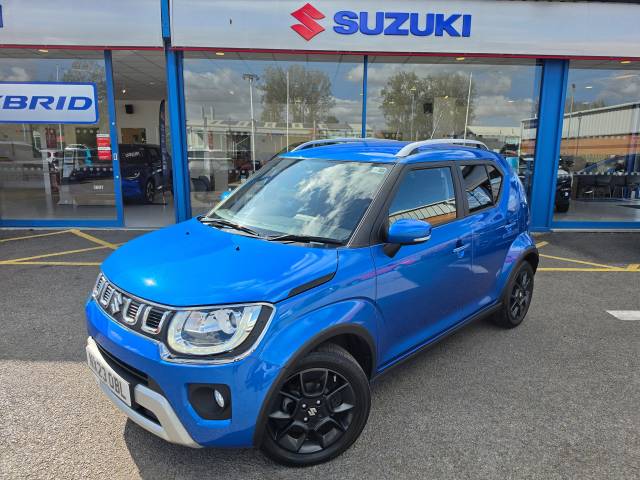 Suzuki Ignis 1.2 Dualjet MHEV SZ5 Hatchback 5dr Petrol Hybrid CVT Euro 6 (s/s) (83 ps) Hatchback Hybrid Blue