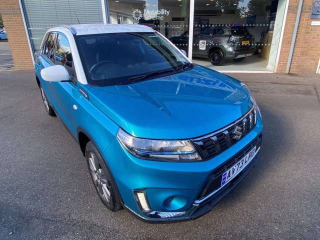Suzuki Vitara 1.4 48v Boosterjet Hybrid Sz-t Hatchback Hybrid Atlantic Turquoise and White