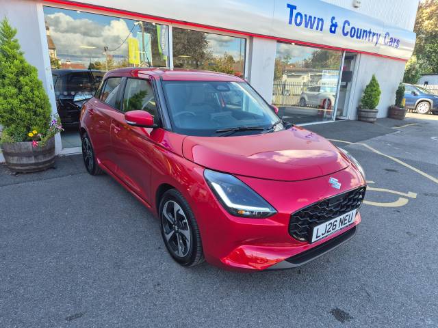 Suzuki Swift 1.2 MHEV Ultra Hatchback 5dr Petrol Hybrid CVT Euro 6 (s/s) (82 ps) Hatchback Hybrid Red