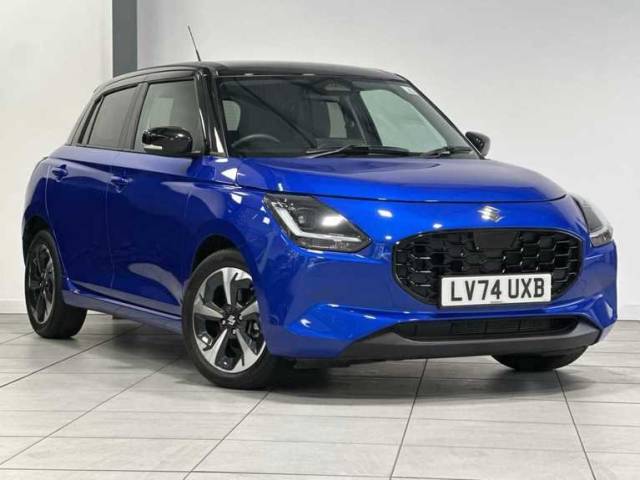 Suzuki Swift 1.2 MHEV Ultra Hatchback 5dr Petrol Hybrid CVT Euro 6 (s/s) (82 ps) Hatchback Hybrid Frontier Blue/Black Roof