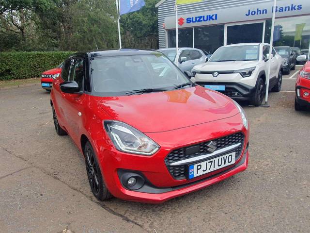 Suzuki Swift Sz-T Dualjet Mhev Hatchback Hybrid Burning Red/Black Roof