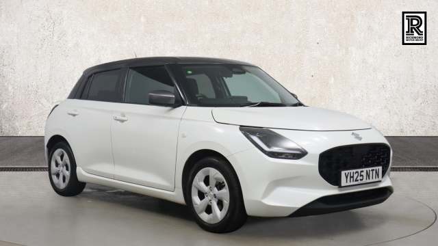 Suzuki Swift 1.2 MHEV Motion Hatchback 5dr Petrol Hybrid Manual Euro 6 (s/s) (82 ps) Hatchback Petrol Hybrid White