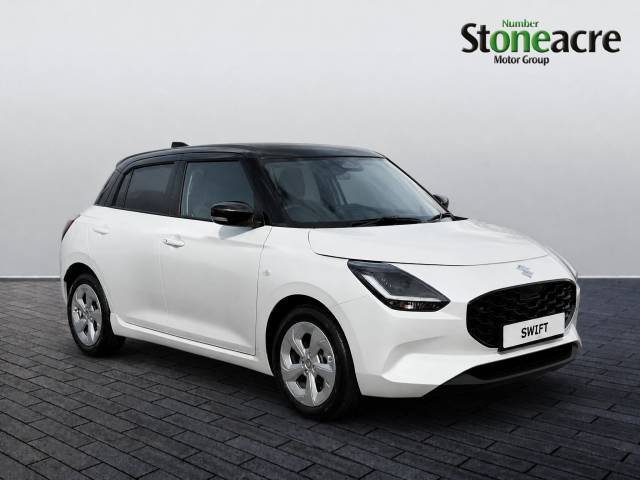 Suzuki Swift 1.2 MHEV Motion CVT Euro 6 (s/s) 5dr Hatchback Hybrid White