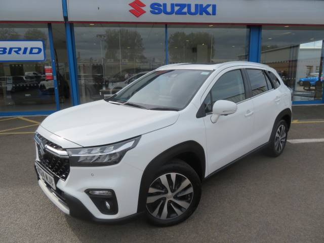Suzuki S-Cross 1.4 Boosterjet MHEV Ultra SUV 5dr Petrol Hybrid Manual ALLGRIP Euro 6 (s/s) (129 ps) SUV Hybrid White