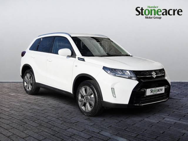 Suzuki Vitara 1.4 Boosterjet MHEV Motion Auto Euro 6 (s/s) 5dr Hatchback Hybrid White