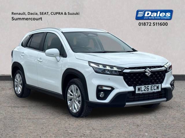 Suzuki S-Cross 1.4 Boosterjet MHEV 109 Motion 5dr Hatchback Petrol White