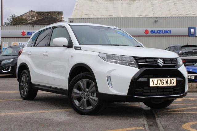 Suzuki Vitara 1.4 Boosterjet MHEV 109 Motion 5dr Auto SUV Hybrid White