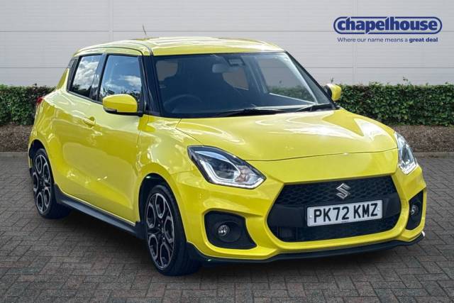 Suzuki Swift 1.4 Boosterjet 48V Hybrid Sport 5dr Hatchback Petrol Yellow