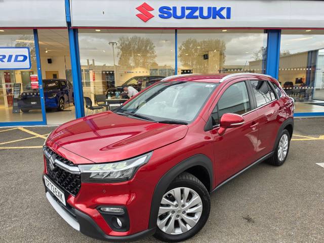Suzuki S-Cross 1.4 Boosterjet MHEV Motion SUV 5dr Petrol Hybrid Manual Euro 6 (s/s) (129 ps) SUV Hybrid Red