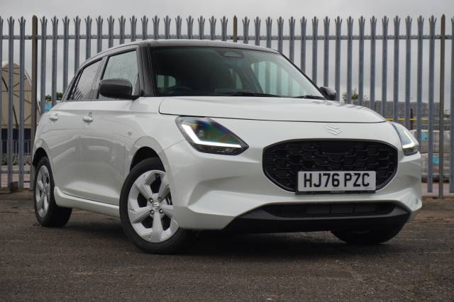 Suzuki Swift 1.2 Mild Hybrid Motion Hatchback Petrol Metallic - Pure white/Mineral grey