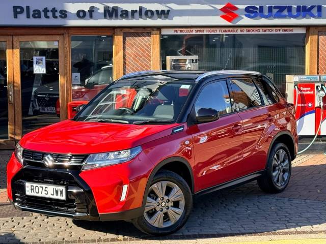Suzuki Vitara 1.5 Motion AGS Auto Euro 6 (s/s) 5dr SUV Hybrid Bright Red With Black roof